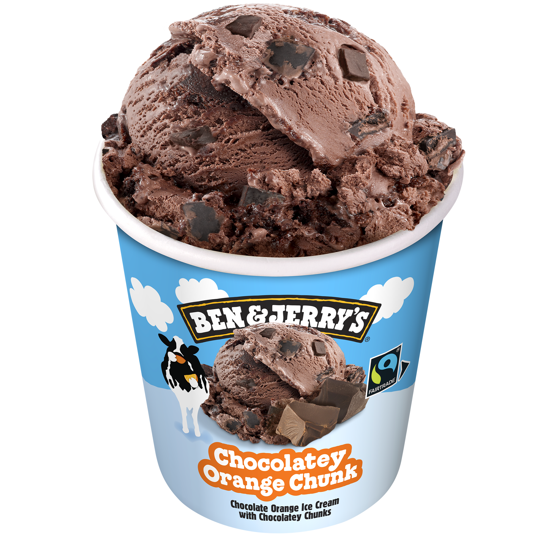 Chocolatey Orange Chunk Original Ice Cream Dessert Ice cream