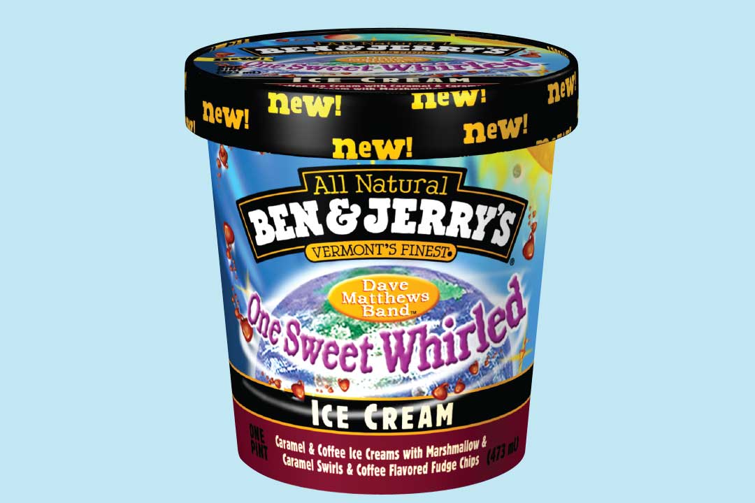 En halvlitersbøtte med One Sweet Whirled