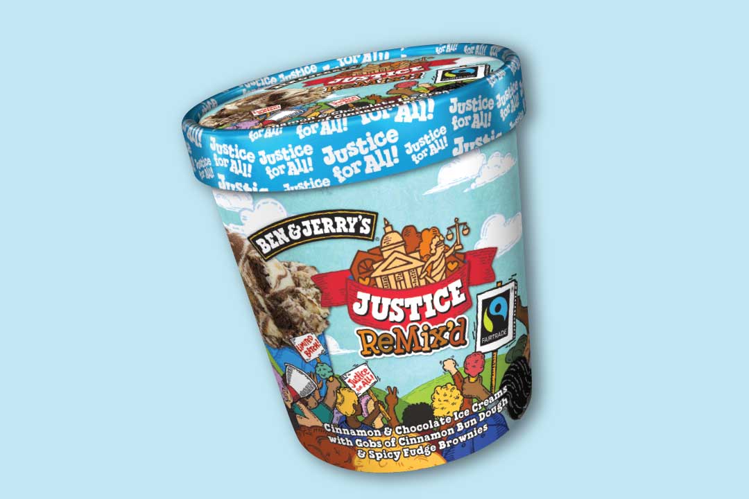 En halvlitersbøtte med Justice ReMix'd