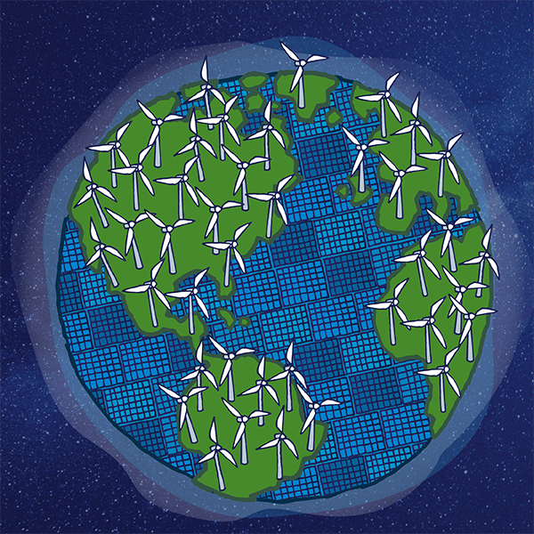 Ikon for klimaforandringer