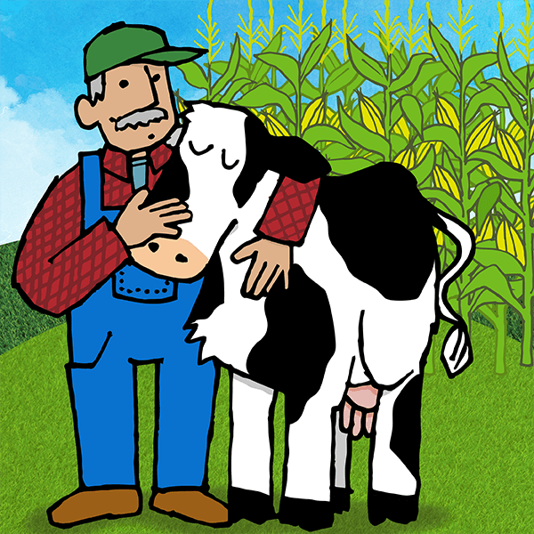 Ikon for regenerativt landbrug og dyrevelfærd